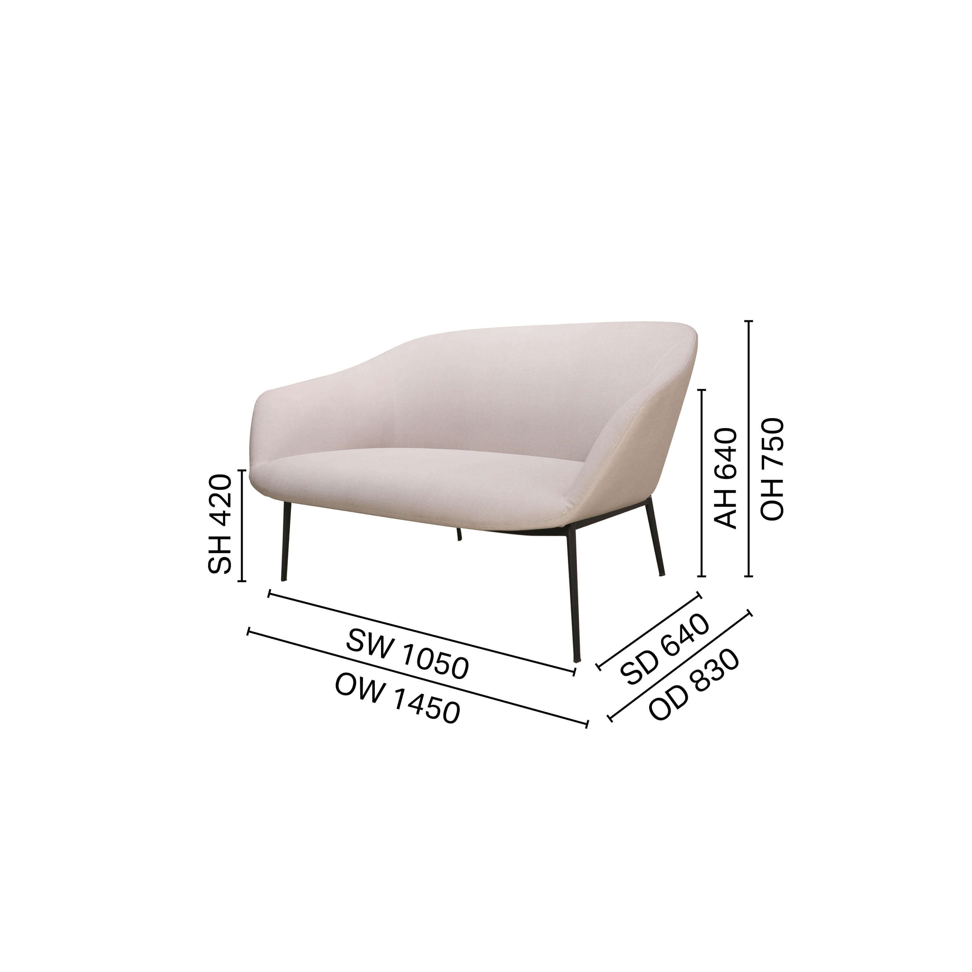 Gillian 2–Seater Sofa